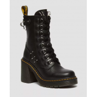 Ботинки Dr Martens Chesney Piercing Flared Heel Black