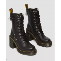 Ботинки Dr Martens Chesney Piercing Flared Heel Black