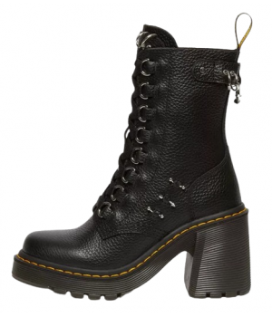 Ботинки Dr Martens Chesney Piercing Flared Heel Black