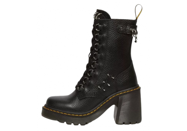 Ботинки Dr Martens Chesney Piercing Flared Heel Black