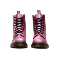 Ботинки Dr Martens 1460 Pascal metallika pink розовые