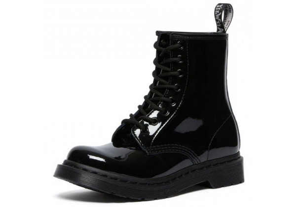 Ботинки Dr Martens 1460 Iacquered mono черные