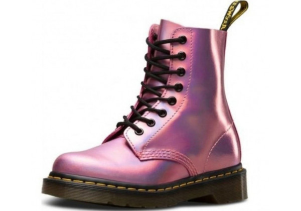 Ботинки Dr Martens 1460 Pascal metallika pink розовые